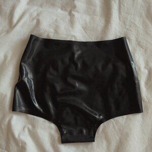 Latex Black Hotpant by Honey Birdette
